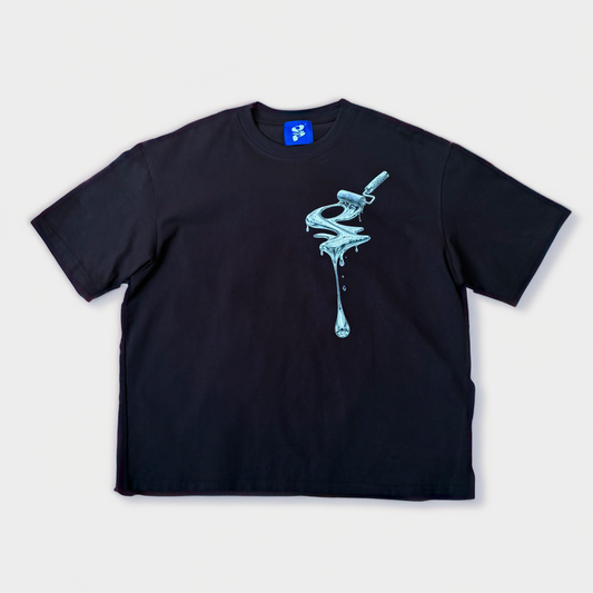 Paint Tee — Black