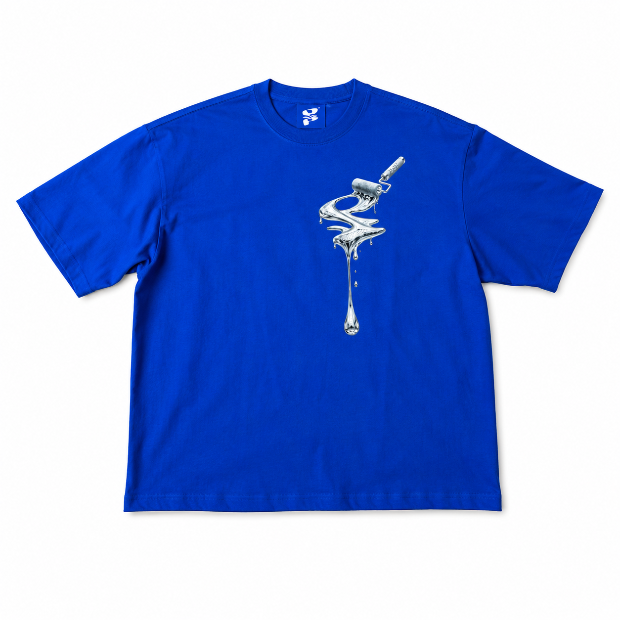 Paint Tee — Blue
